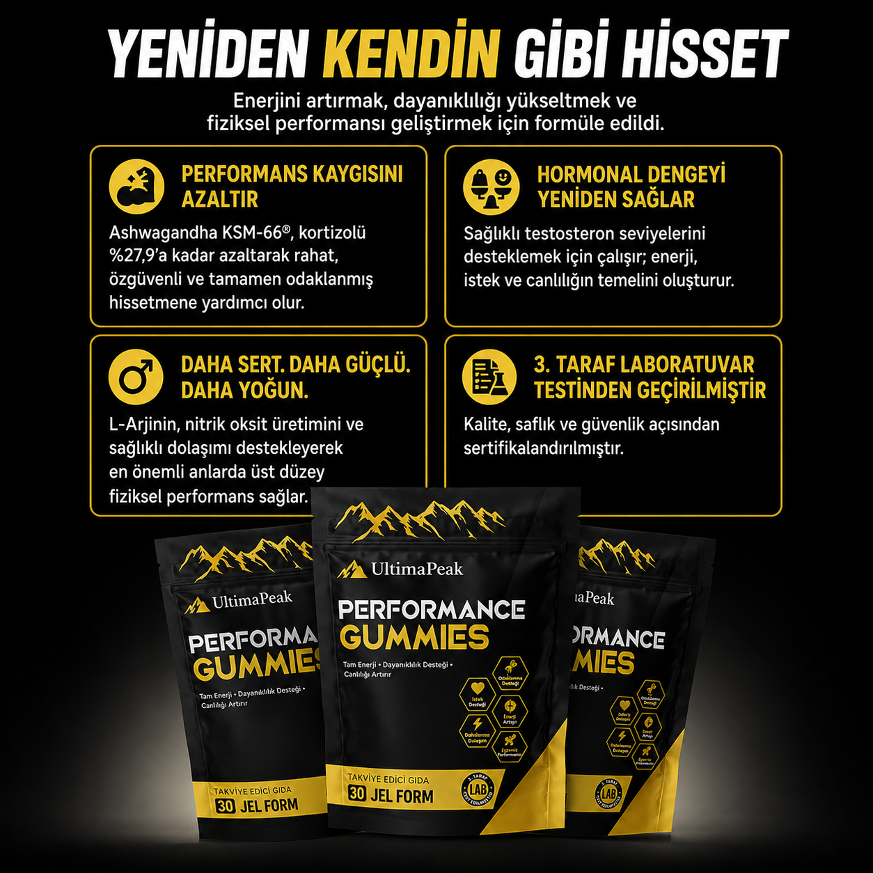 Performance Gummies™ | Güç ve Performans Desteği